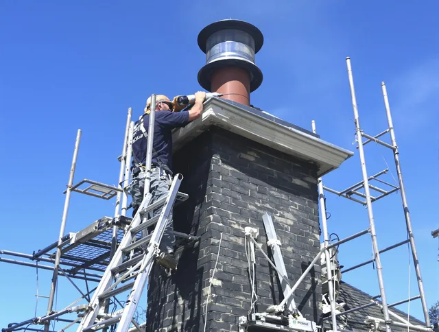 Sturdy chimney crown finished by Hemet Chimney Sweep in Hemet, CA