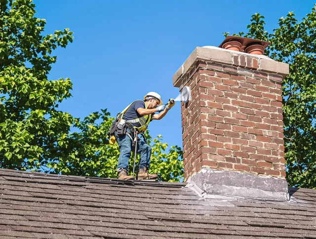 Hemet Chimney Sweep performing an inspection with advanced tools in Hemet, CA