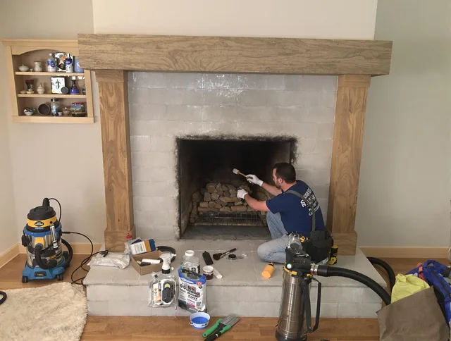 Detailed creosote removal process by Hemet Chimney Sweep in Hemet, CA