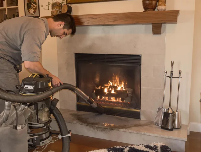 Routine fireplace upkeep by Hemet Chimney Sweep in Hemet, CA
